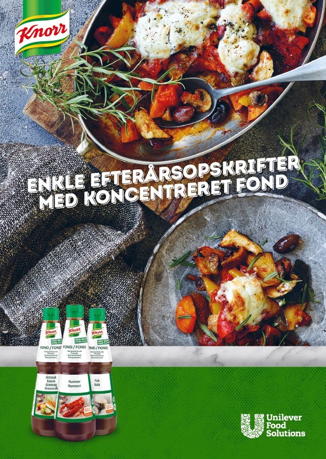 Efterårsopskrifter med koncentreret fond Efterårsopskrifter med koncentreret fond