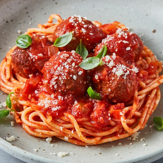 NoMeatballs i krydret tomatsauce NoMeatballs i krydret tomatsauce