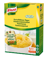 Knorr Kartoffelmos flager 4 kg - Lavet på nøje udvalgte kartoffelsorter, har en karakteristisk rig og fyldig smag og en naturlig gul farve