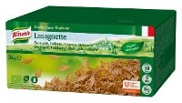 Knorr Lasagnette - Økologisk fuldkornspasta 3 kg - 