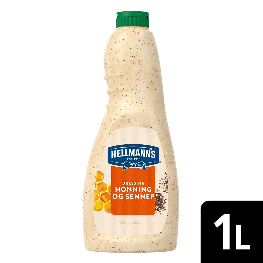 HELLMANN'S Honning- og Sennepsdressing 6 x 1 L