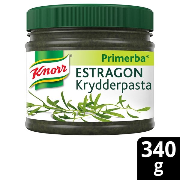 Knorr Estragon Krydderpasta 2 x 340 g - Knorr Estragon Krydderpasta er et smagfuldt alternativ til friske krydderurter – altid tilgængeligt året rundt.
