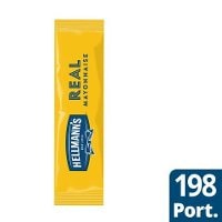 HELLMANN'S Real Mayonnaise, Portion pack 198 x 10 ml