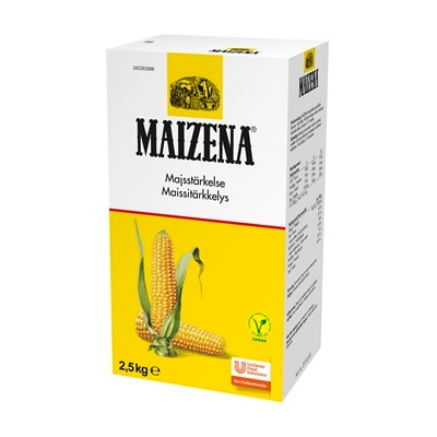 MAIZENA Majsstivelse 2,5 kg - Maizena majsstivelse er smags- og farveneutral