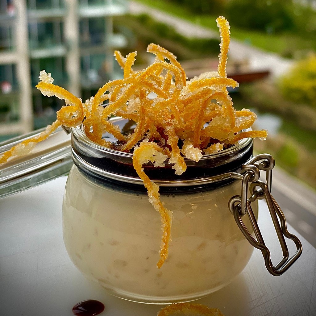 Hvid chokolade ”risotto”