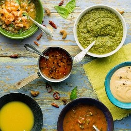 Brasiliansk pesto, Passionsfrugt pimenta og Dijon/Chilimayonnaise Brasiliansk pesto, Passionsfrugt pimenta og Dijon/Chilimayonnaise
