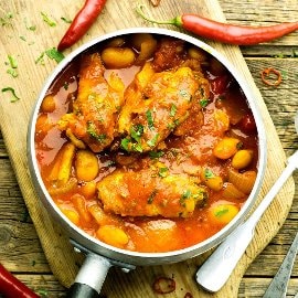 Feijoada Peixe - Skaldyrsret med safran og kokos Feijoada Peixe - Skaldyrsret med safran og kokos