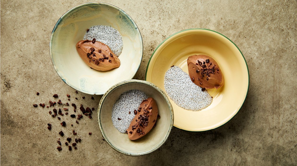 Chia-chokolademousse – - Opskrift