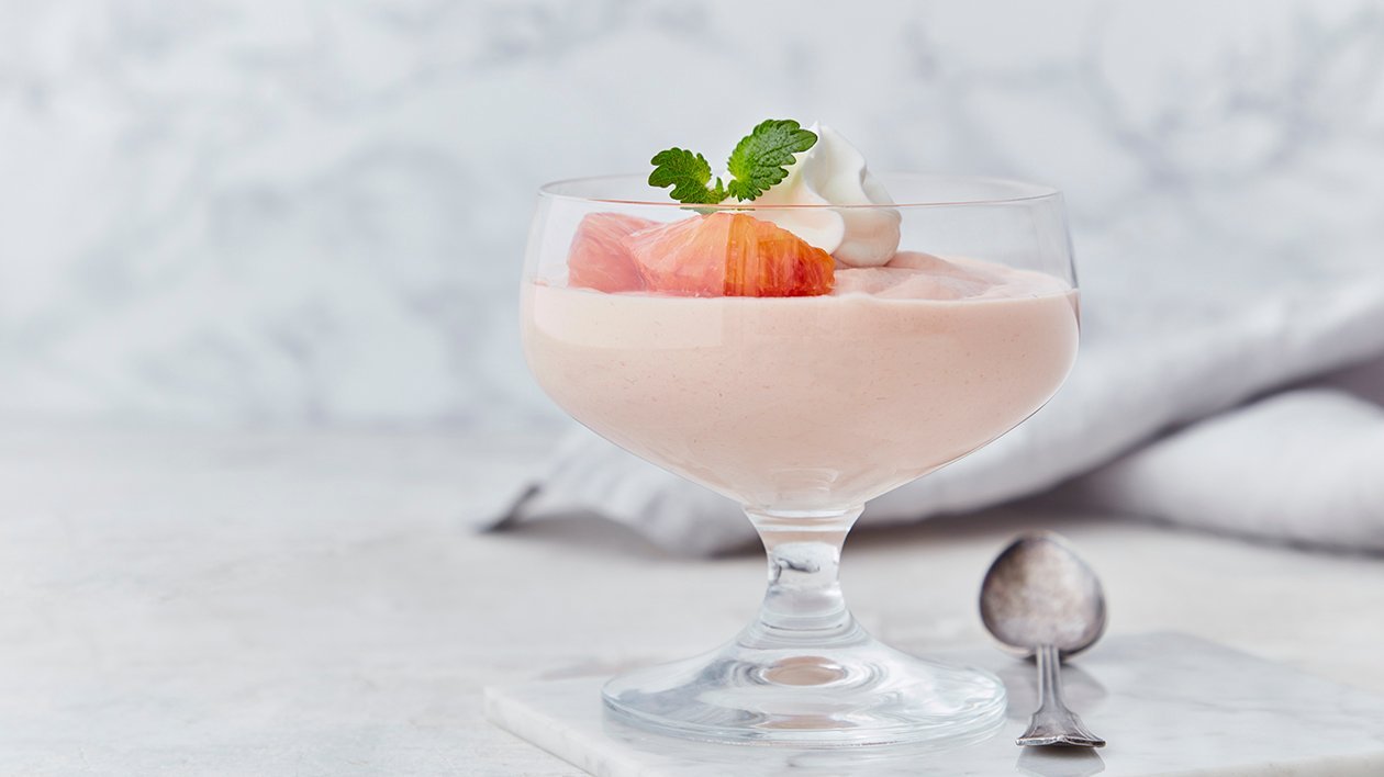 Enkel mousse af blodappelsin Enkel mousse af blodappelsin