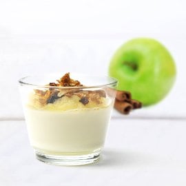 Æble panna cotta Æble panna cotta