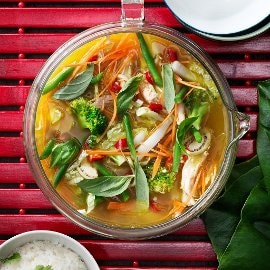 Gul Thaicurry med kylling Gul Thaicurry med kylling