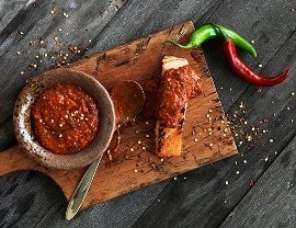 Charmoula til marinering af fisk og kød Charmoula til marinering af fisk og kød