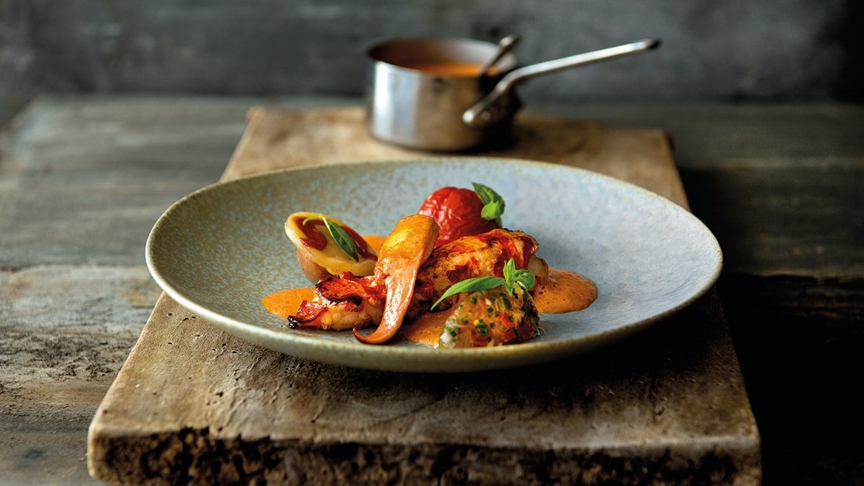 Hummer,ravioli og tomat – - Opskrift