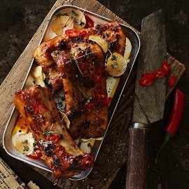 Chili jam pork ribs Chili jam pork ribs