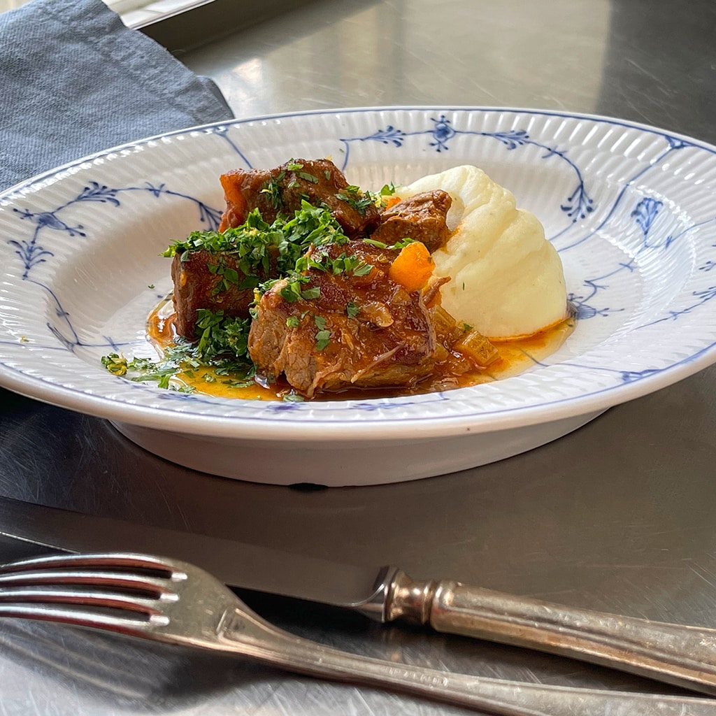 Kalvegryde med rosmarin og citron Kalvegryde med rosmarin og citron