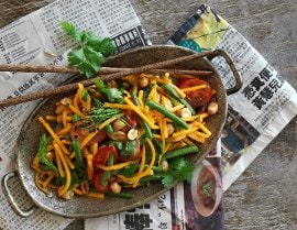 Asian papaya salat Asian papaya salat