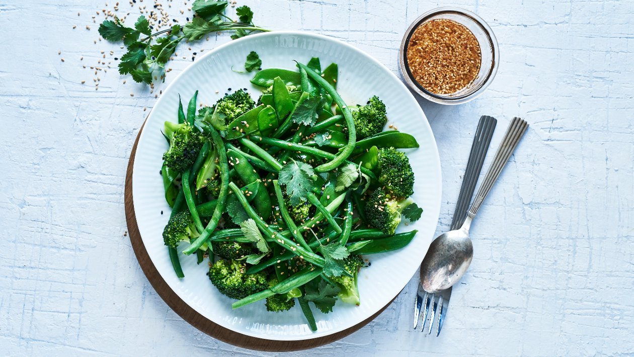 Asiatisk bønnesalat – - Opskrift Asiatisk bønnesalat – - Opskrift