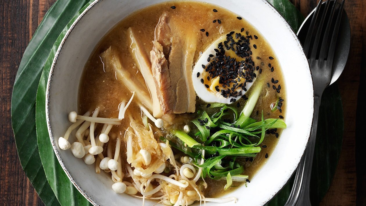 Miso Ramen. koncentreret kyllingefond Opskrift