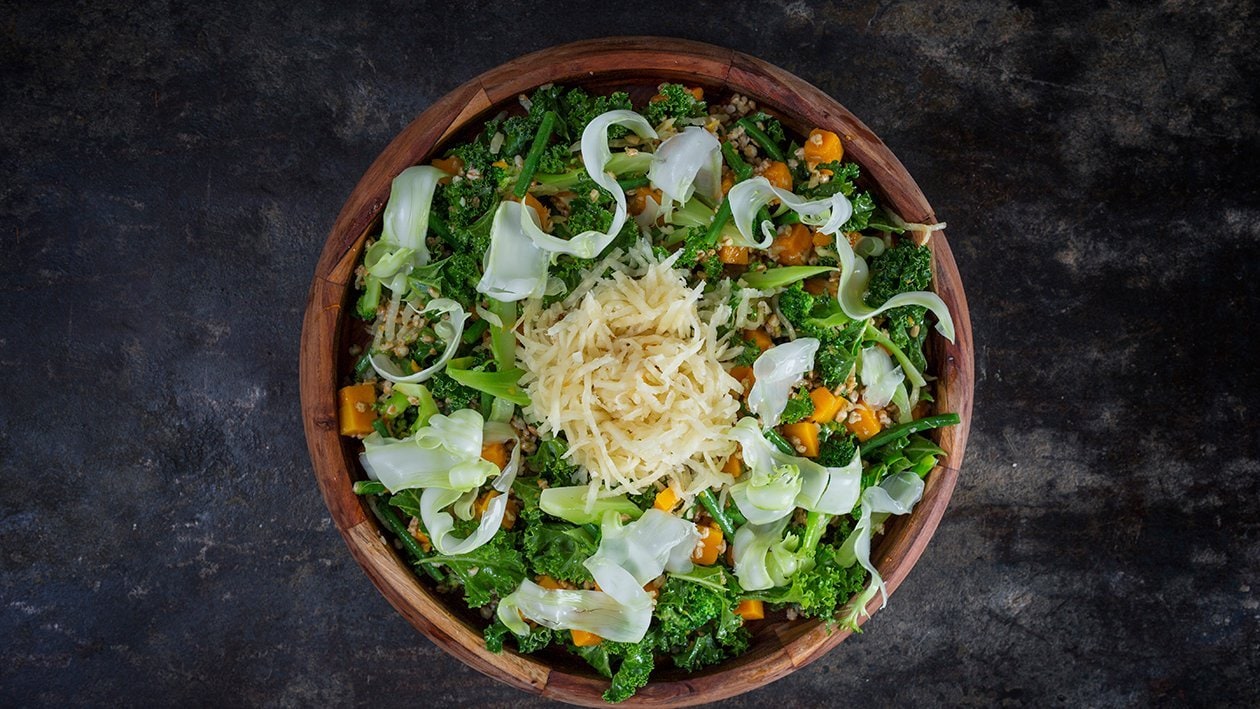 Broccoli-græskarsalat