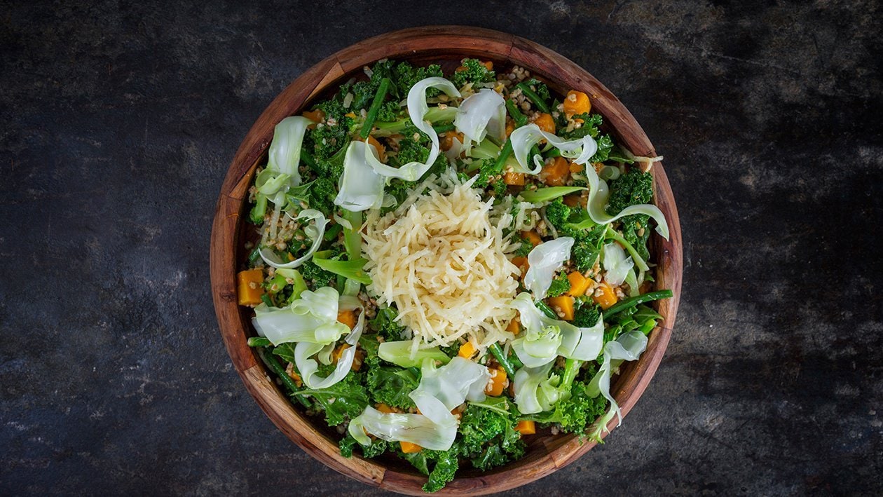 Broccoli-græskarsalat – - Opskrift