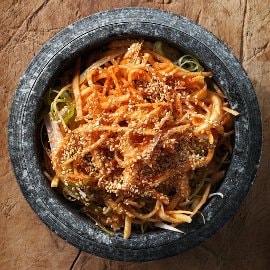 Koreansk kålroesalat Koreansk kålroesalat