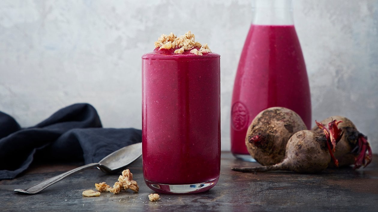 Rødbede- og jordbærsmoothie – - Opskrift Rødbede- og jordbærsmoothie – - Opskrift