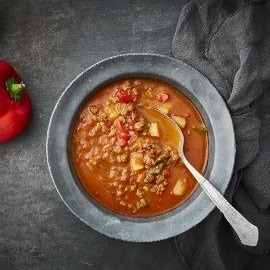 Vegetarisk gullashsuppe Vegetarisk gullashsuppe