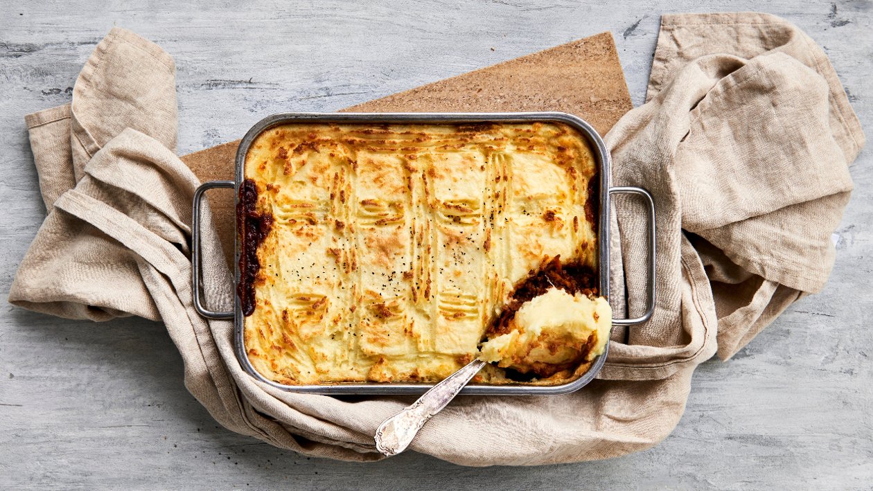 Vegetarisk shepherds pie – - Opskrift