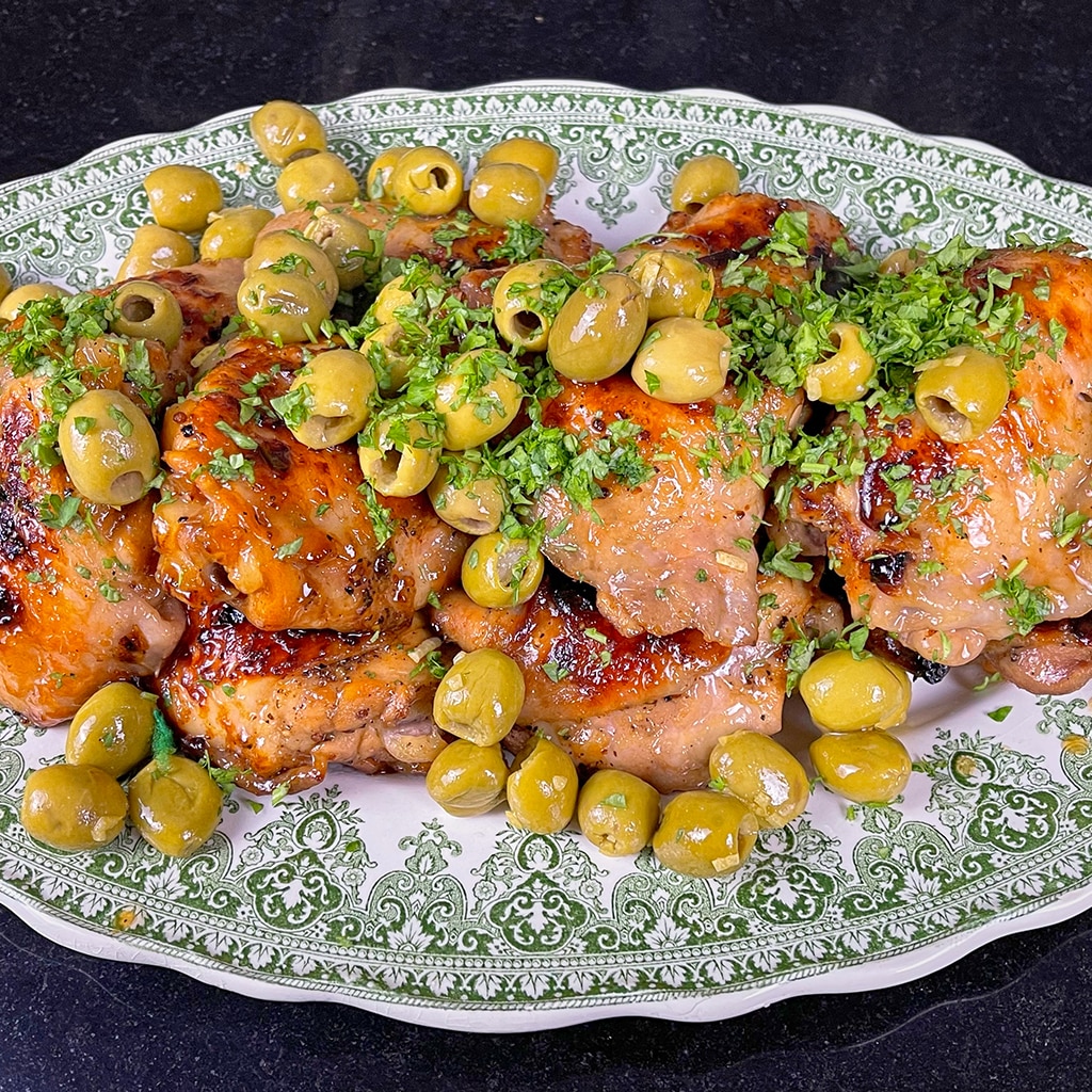 Sticky chicken med citron og honning