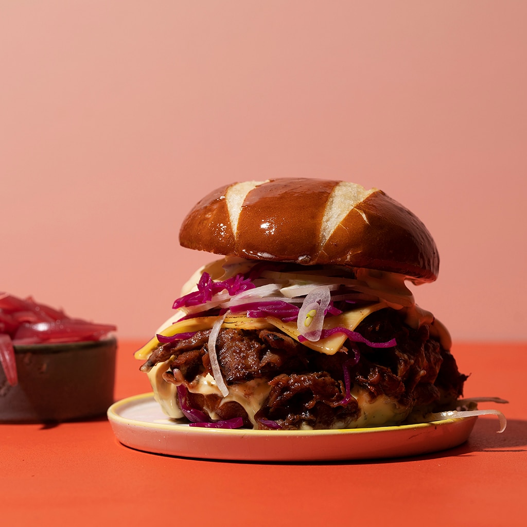 Pulled Cherry Cola BBQ-Burger Pulled Cherry Cola BBQ-Burger