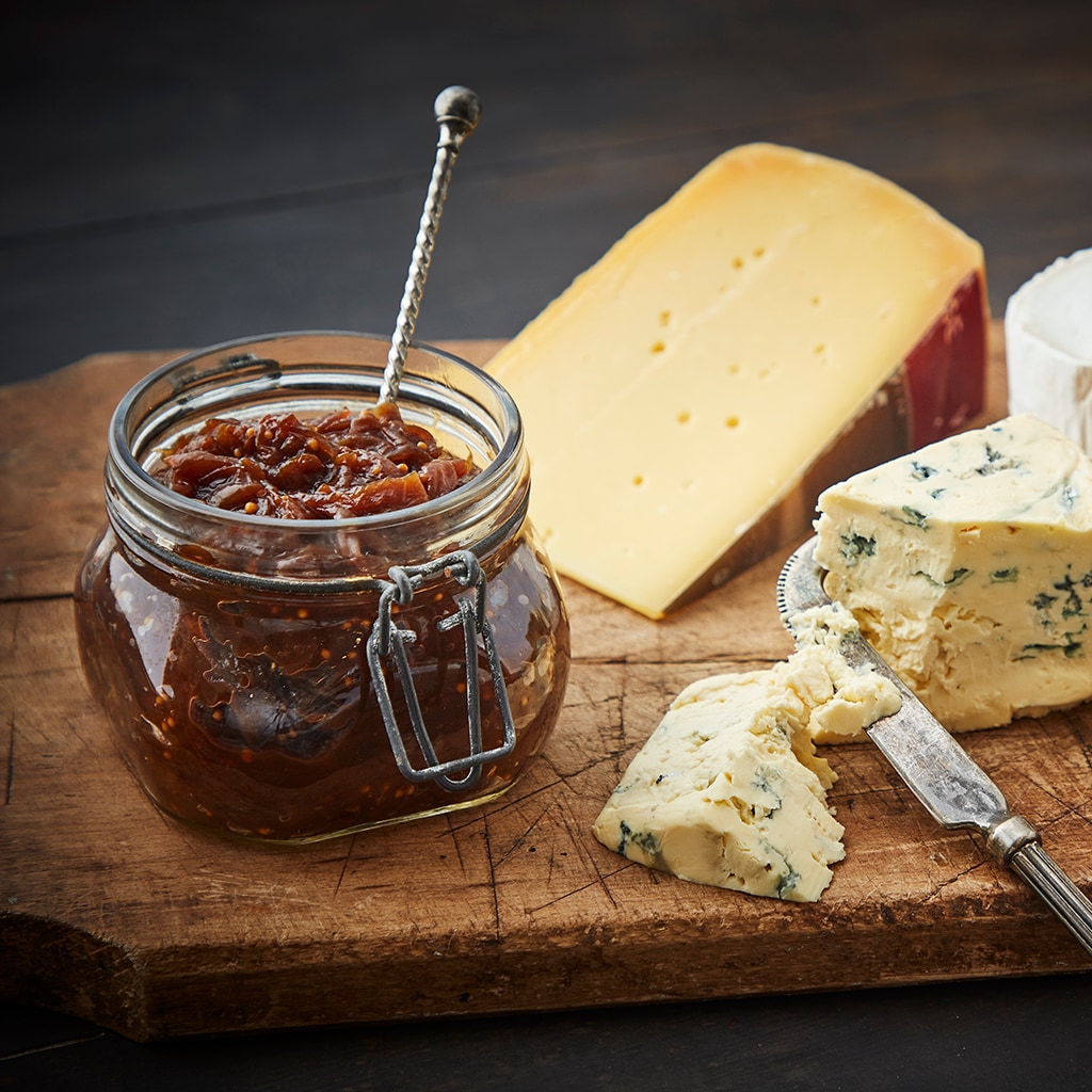 Karamelliseret løgchutney Karamelliseret løgchutney