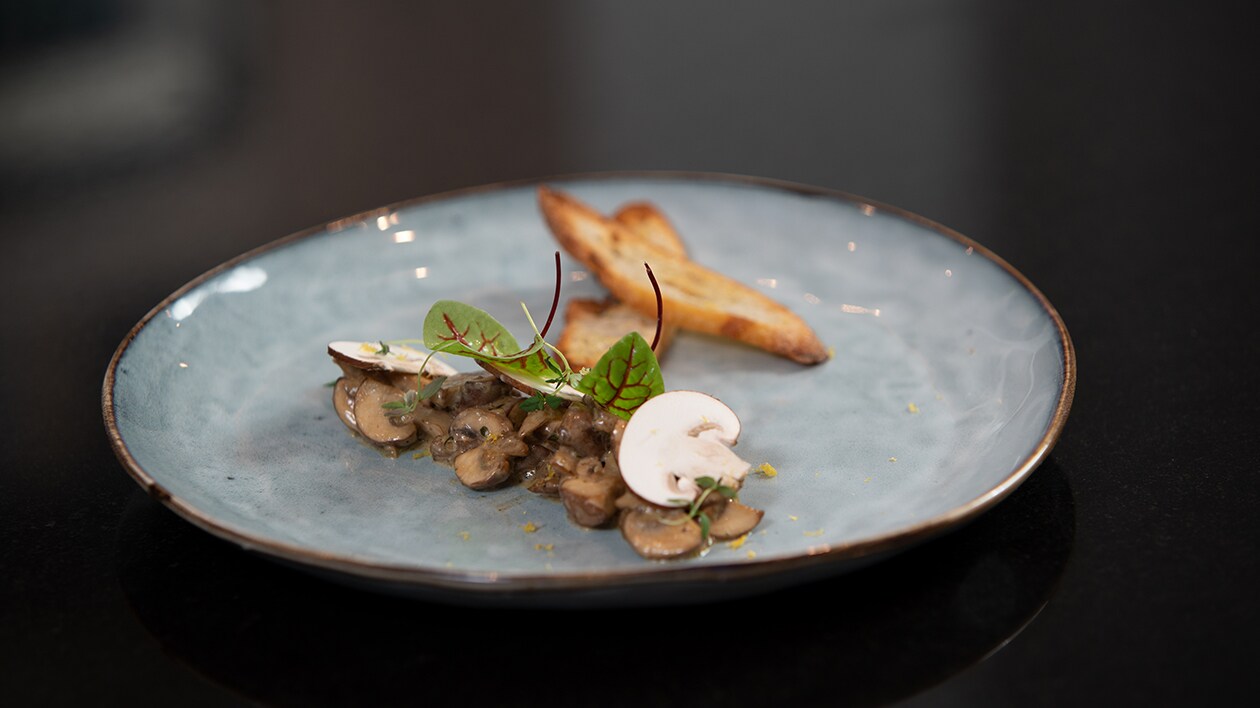 Svampetoast med miso – - Opskrift