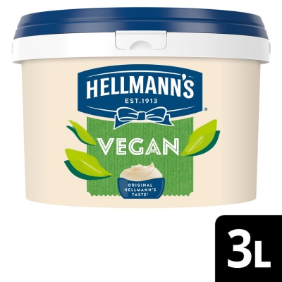 HELLMANN'S Vegan Mayonnaise 52%, 1 x 3 L