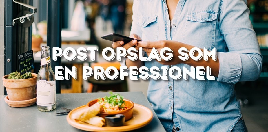 Post opslag som en professionel