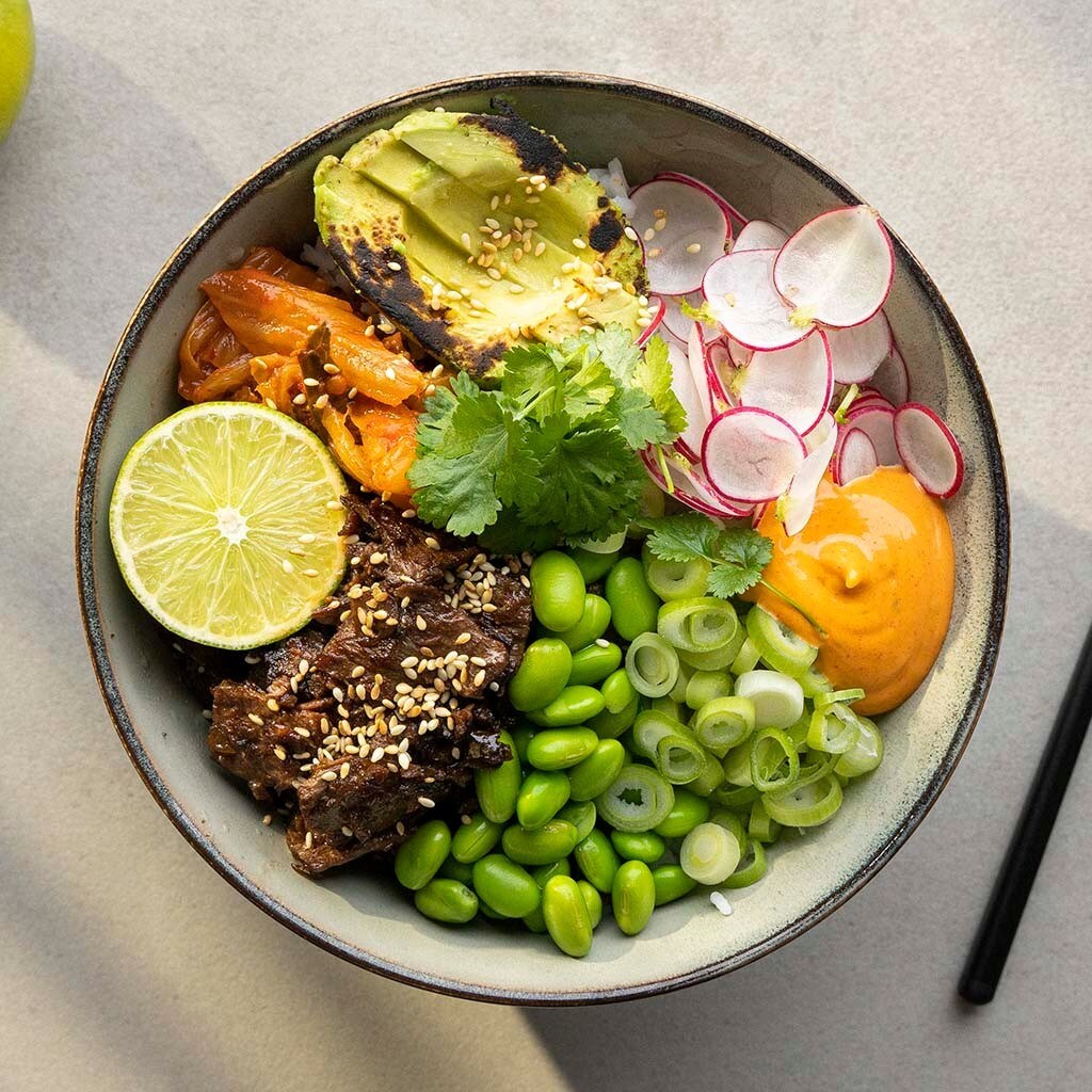 Poke Bowl med NoBeef Slices