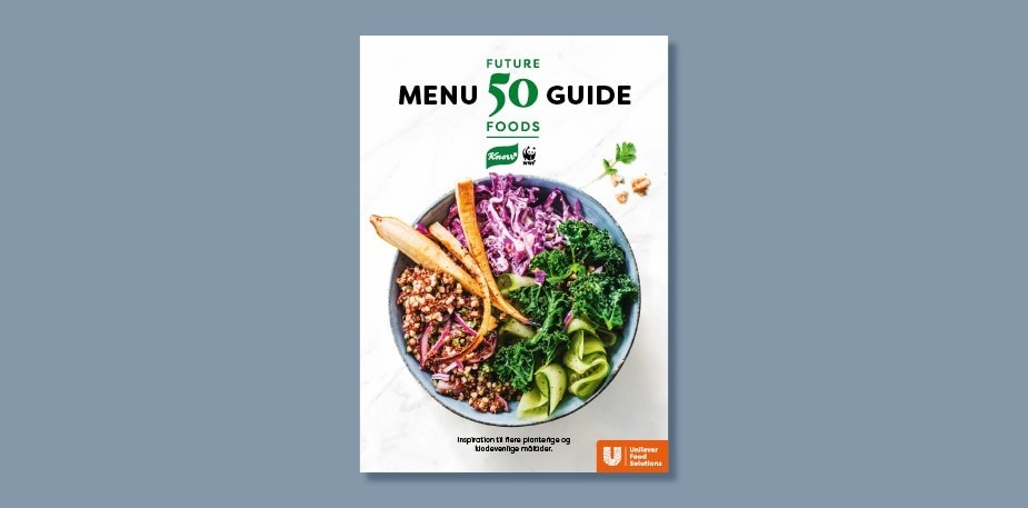 Future 50 Foods Menu guide