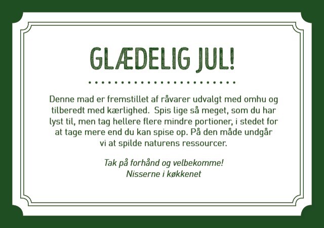 Glædelig jul! Glædelig jul!