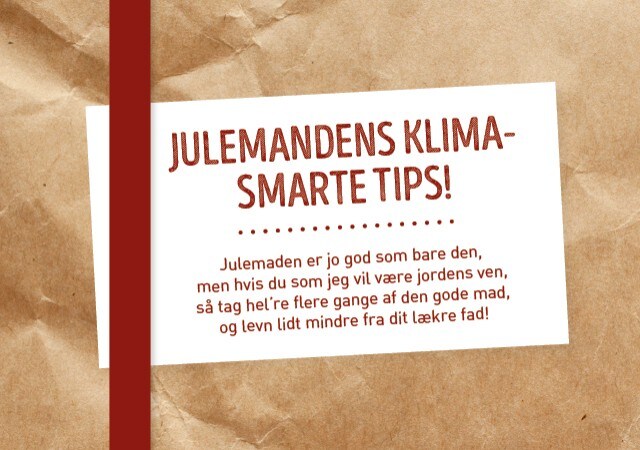 Julemandens klimasmarte tips! Julemandens klimasmarte tips!