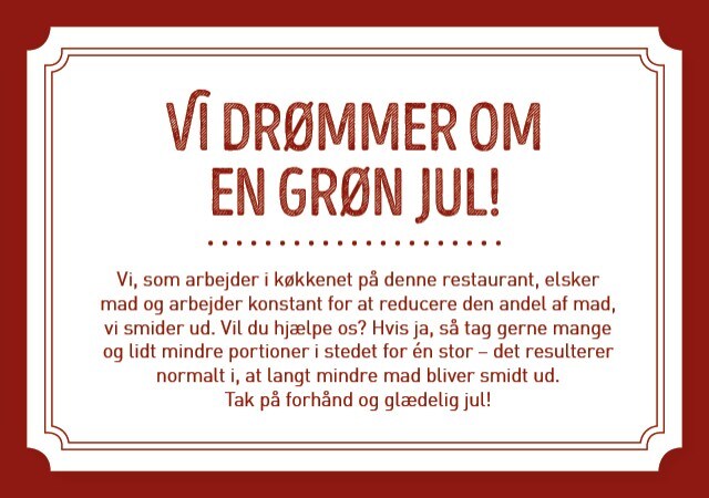 Vi drømmer om en grøn jul! Vi drømmer om en grøn jul!