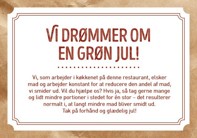 Vi drømmer om en grøn jul! Vi drømmer om en grøn jul!