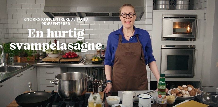 Martinas frokostklassiker - Hurtig svampelasagne 