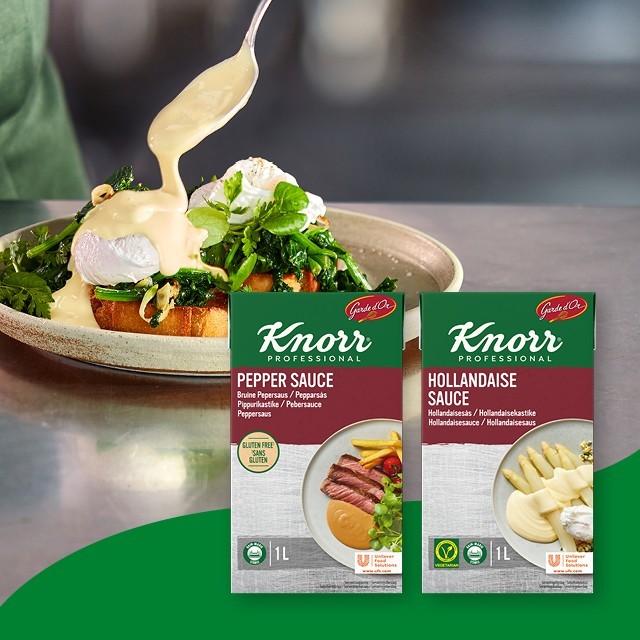 Knorr Professional GARDE D'OR serveringsklare saucer!