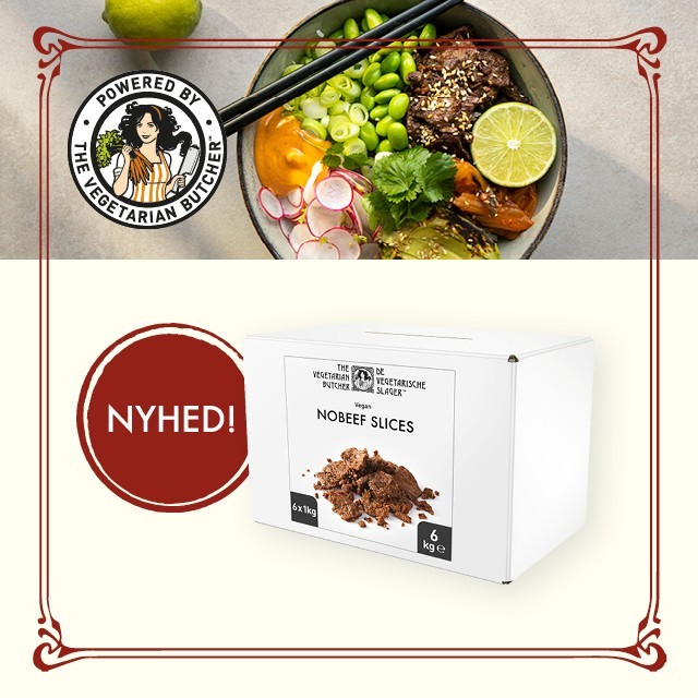 NoBeef Slices kan erstatte oksekødet på tallerkenen!