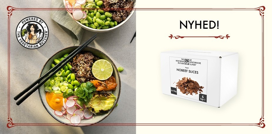 NoBeef Slices kan erstatte oksekødet på tallerkenen!