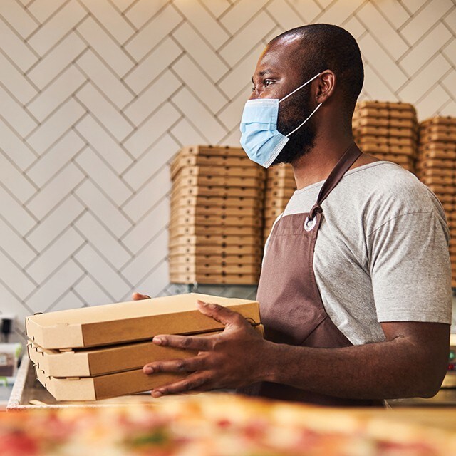 Levering og takeaway Levering og takeaway